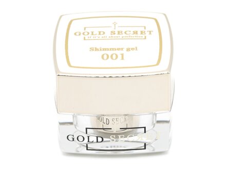 gold secret color&amp;paint gel shimmer 001