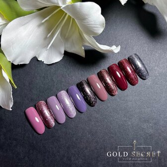Gold Secret Gel Polish Sparkle 10