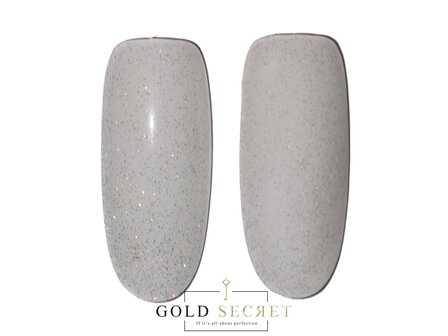 Gold Secret Top Coat Rainbow Glitter