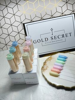 gold secret gel polish