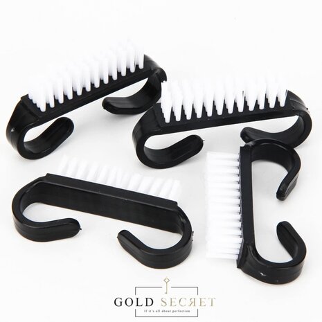 Gold Secret Manicure - Stofborstel Borstel Zwart