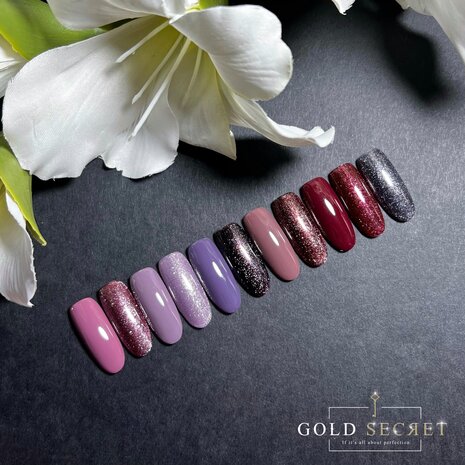 Gold Secret Gel Polish Sparkle 10