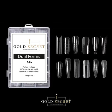 Gold Secret Dual Forms