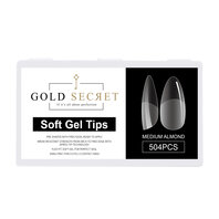 Gold Secret Soft Gel Tips Medium Almond