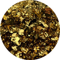 Gold Secret Chrome Flakes goud