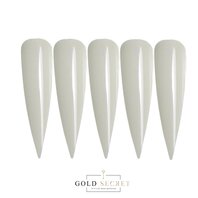 Gold Secret Naturel Stiletto tips.