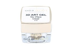 Gold Secret 3D Art Gel No Wipe Clear