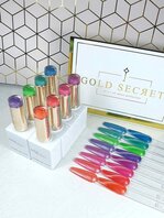 Gold Secret Gel Polish Cateye 13